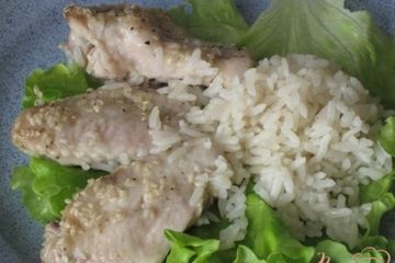 фото рецепта Курица запеченная с рисом.