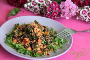 фото рецепта Свекольная ботва с яйцами