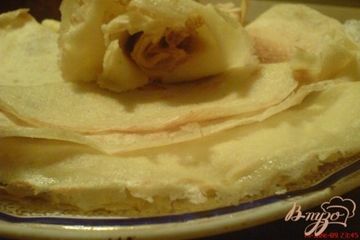 фото рецепта Блинчики с кукурузной мукой