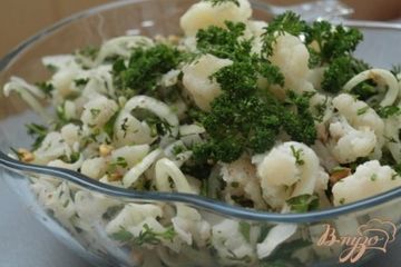 фото рецепта Цветная капуста с орехами по-грузински