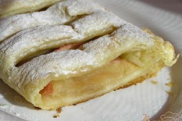 фото рецепта Быстрый яблочный штрудель