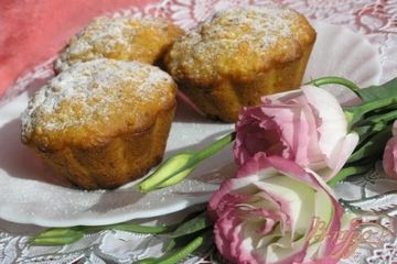 фото рецепта Морковные кексы с фундуком