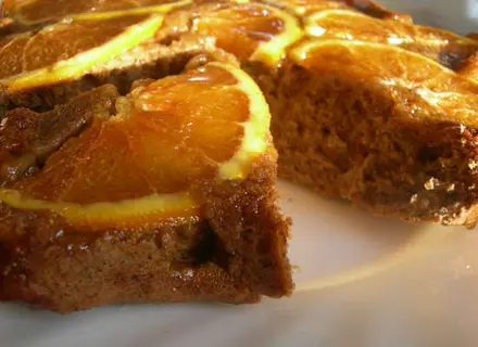 Кофейный пирог с апельсинами