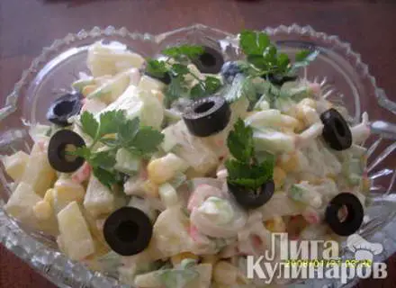 Салат Пятёрочка