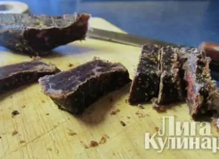 Вяленое мясо (домашняя бастурма)