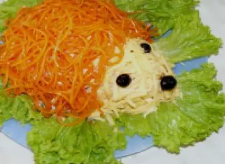 Салат ежик