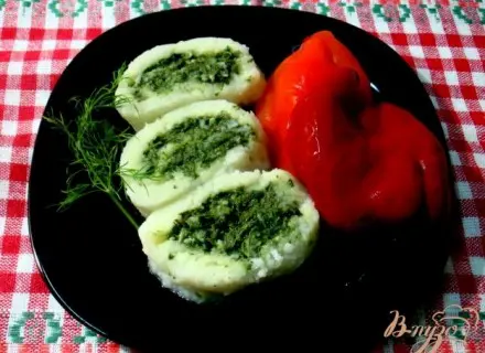 Картофельные рулетики со шпи натом