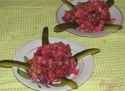 Быстрый винегрет в мультиварке.