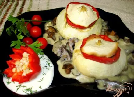 Патисоны фаршированные