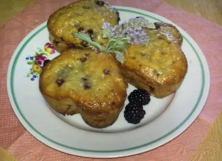 Кексы ежевичные