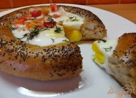 Пицца в бублике