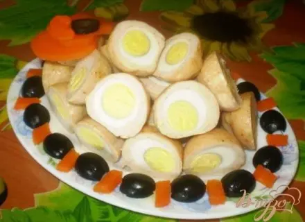 Закуска Заячьи глазки