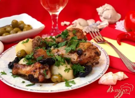 Курица Марбелья