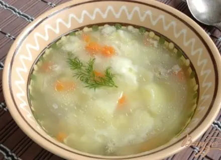 Суп с «комочками»