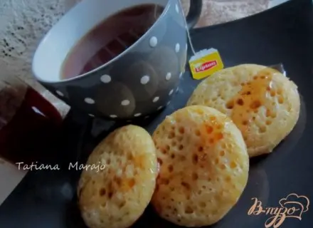 Апельсиновые крампеты (Crumpets)