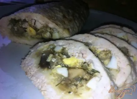 Колбаски куриные с начинкой