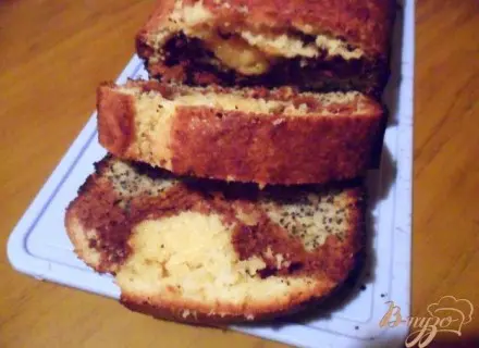Разноцветный кекс