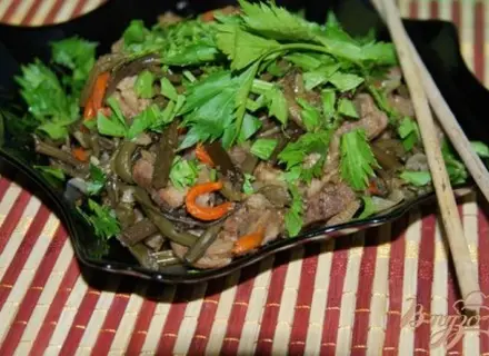 Закуска с папоротником Ли-шен