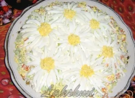 Салат Ромашковое поле