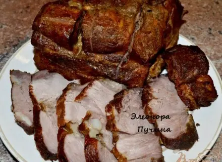 Копчёная свинина.