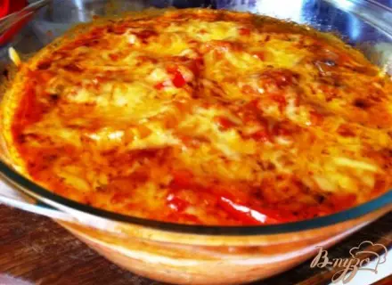 Курица в испанских красках